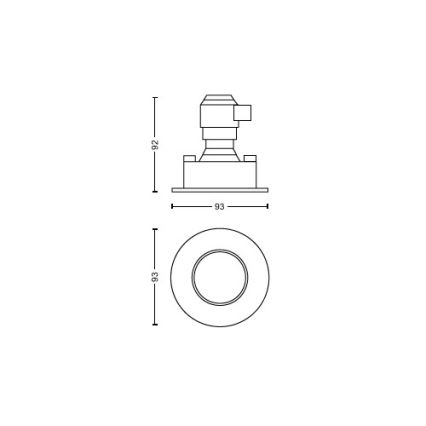 Philips - SET 3x Luce da incasso LED da bagno dimmerabile Hue ADORE BATHROOM 1xGU10/4,2W/230V 2200-6500K IP44