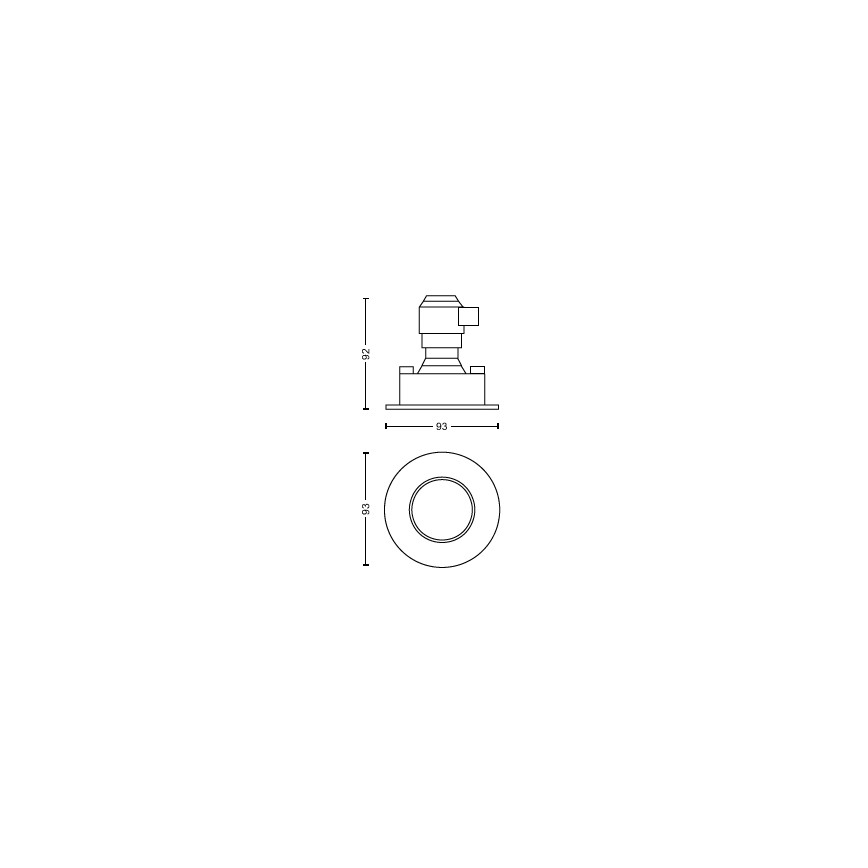Philips - SET 3x Luce da incasso LED da bagno dimmerabile Hue ADORE BATHROOM 1xGU10/4,2W/230V 2200-6500K IP44