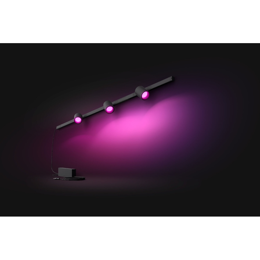 Philips - SET 3x LED RGB Luce dimmerabile per sistema a binario Hue PERIFO LED RGB/15,6W/230V 2000-6500K