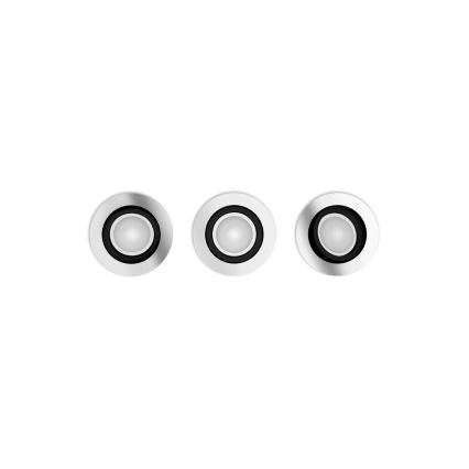 Philips - SET 3xLED RGBW Lampada da incasso dimmerabile Hue CENTURA 1xGU10/4,2W/230V 2000-6500K
