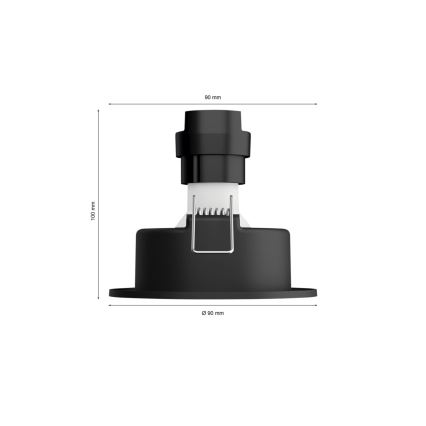 Philips - SET 3xLED RGBW Lampada da incasso dimmerabile Hue CENTURA 1xGU10/4,2W/230V 2000-6500K