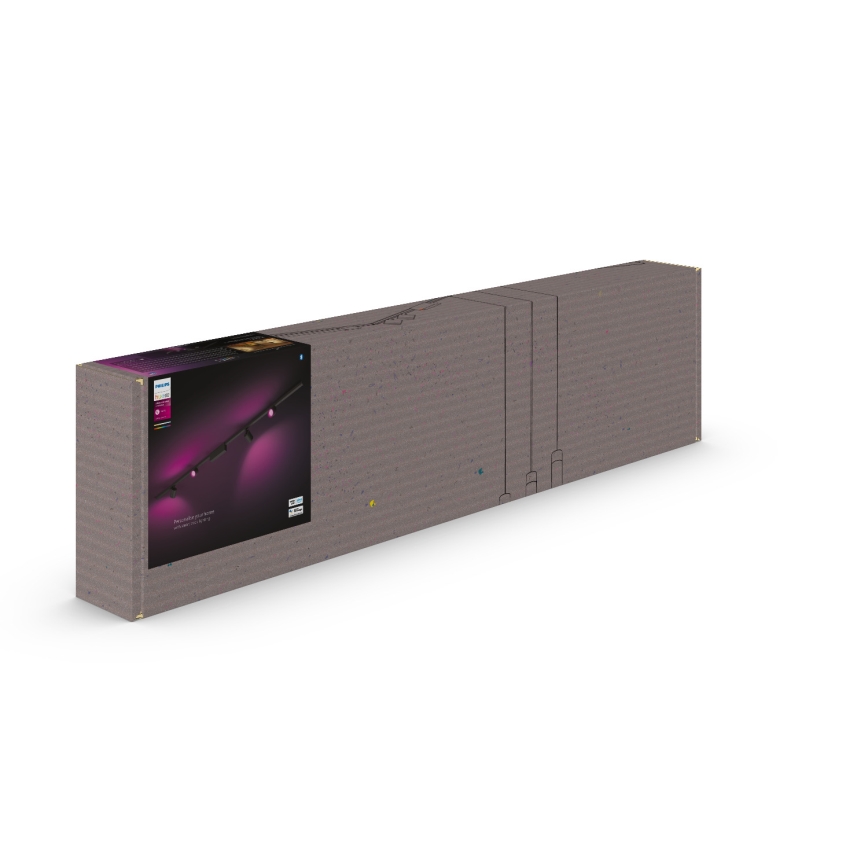 Philips  - SET 4xLED RGB Faretto dimmerabile per sistema a binario Hue PERIFO LED/20,8W/230V 2000-6500K