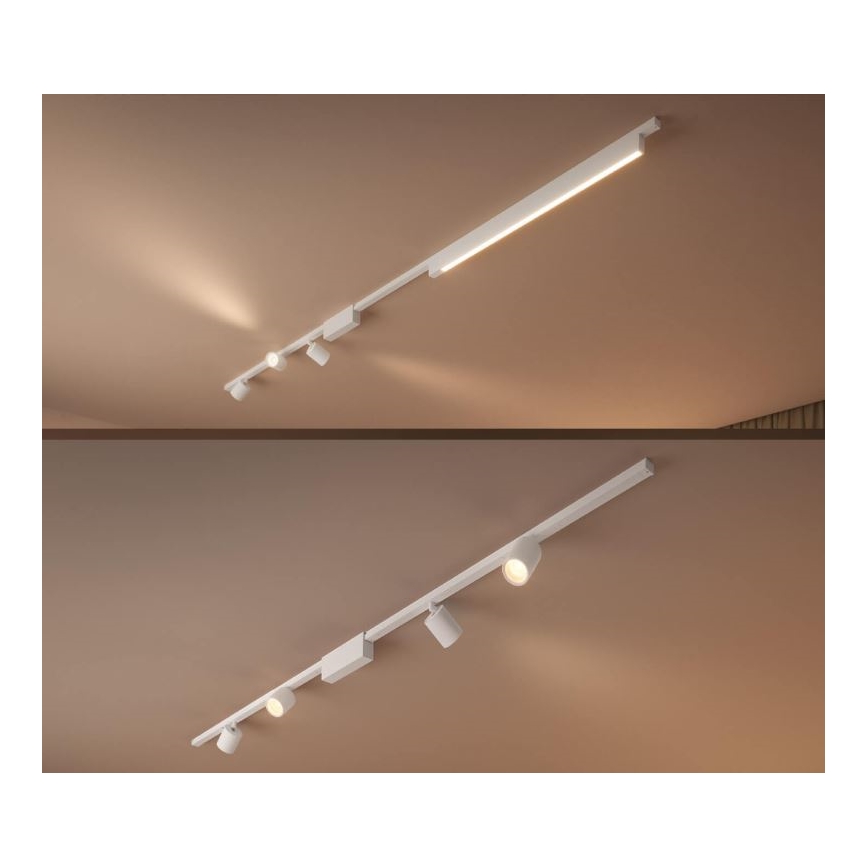 Philips - SET 4xLED RGB Faretto dimmerabile per binario Hue PERIFO LED RGB/20,8W/230V 2000-6500K
