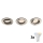 Philips - Set da 3 faretti LED RGBW dimmerabili da incasso 1x GU10/4,8W/230V, cromo opaco + telecomando