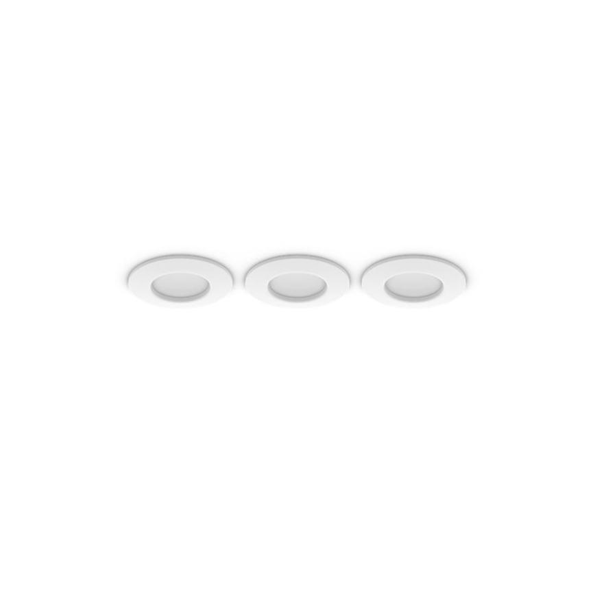 Philips - Set da 3 faretti LED RGBW dimmerabili per bagno Hue SLIM LED/8,3W/230V 1000-20000K bianco P44