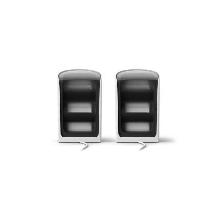 Philips - Set di 2 luci di proiezione LED dimmerabili Hue PLAY Wall Washer RGBW, 20 W/230 V, 2000–6500 K, bianco