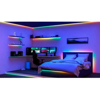 Philips - LED RGBIC dimmbarer Lichtstreifen SMART STRIP 20m LED/36W/230V 2700-6500K Wi-Fi