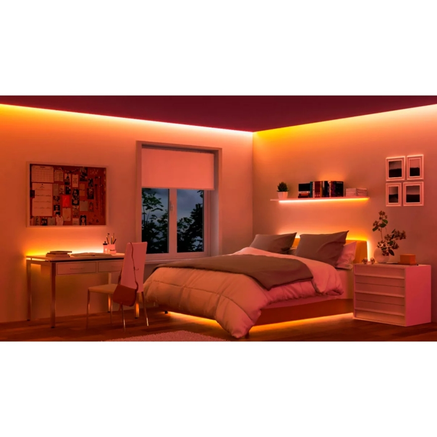 Philips - LED RGBIC dimmbarer Lichtstreifen SMART STRIP 20m LED/36W/230V 2700-6500K Wi-Fi