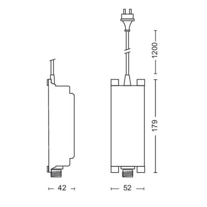 Philips - Source d'alimentation 48W/12/230V IP67