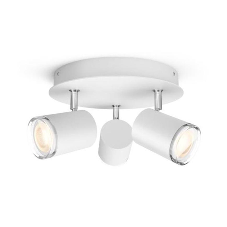Philips - Spot à intensité variable LED salle de bain Hue ADORE 3xGU10/5W/230V IP44 + télécommande