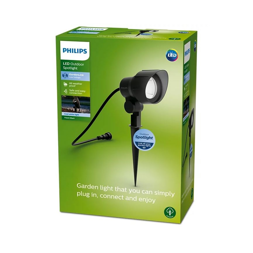 Philips - Spot d'extérieur LED/6W/12V 4000K IP44