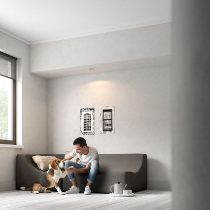 Philips - LED RGBW Spot encastré dimmable DONEGAL 1xGU10/4,8W/230V + télécommande