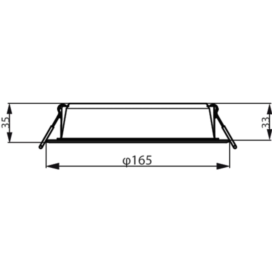 Philips - Spot encastrable MESON LED/16,5W/230V 3000K