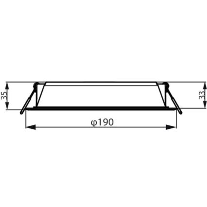 Philips - Spot encastrable MESON LED/20W/230V 3000K