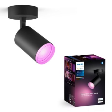 Philips - Spot LED RGBW à intensité variable Hue FUGATO 1xGU10/4,2W/230V 2000-6500K noir
