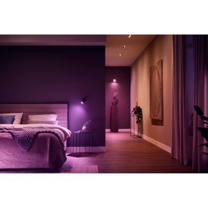 Philips - Spot LED RGBW à intensité variable Hue FUGATO 1xGU10/4,2W/230V 2000-6500K noir