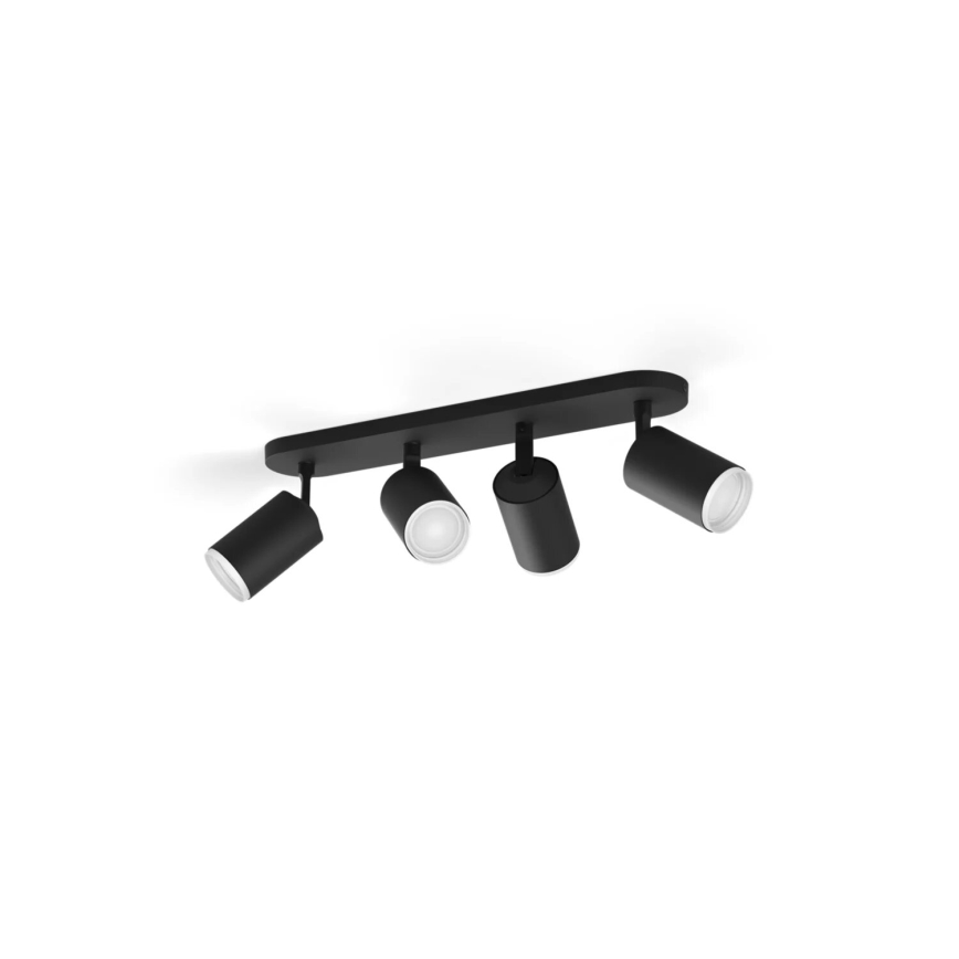 Philips - Spot LED RGBW à intensité variable Hue FUGATO 4xGU10/4,2W/230V 2000-6500K noir