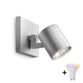 Philips - Spot LED RGBW dimmable RUNNER 1xGU10/6,5W/230V 2700-6500K chrome mat