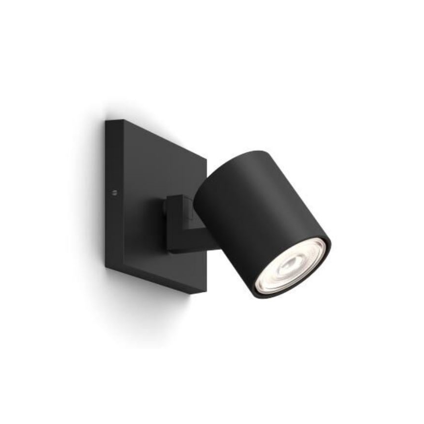 Philips - Spot LED RGBW dimmable RUNNER 1xGU10/6,5W/230V 2700-6500K noir