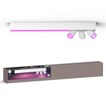 Philips - Spot RGBW à intensité variable Hue CENTRIS 3xGU10/4,2W/230V + LED/11W 2000-6500K