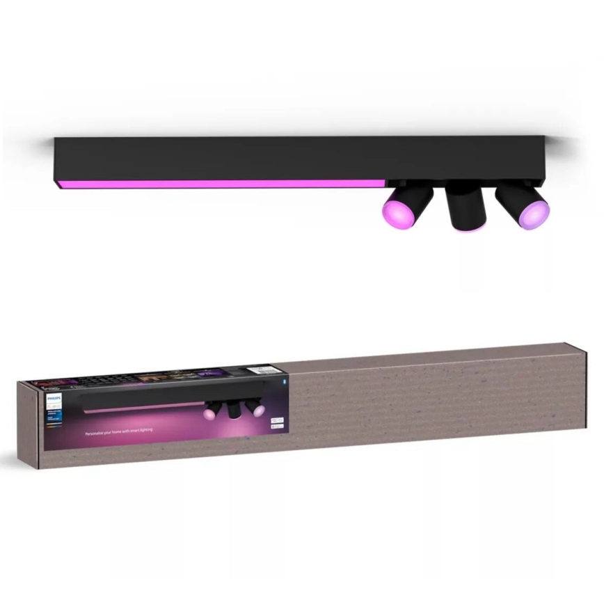 Philips - Spot RGBW à intensité variable Hue CENTRIS 3xGU10/4,2W/230V + LED/11W 2000-6500K