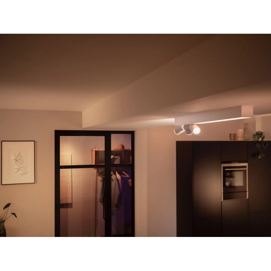 Philips - Spot RGBW à intensité variable Hue CENTRIS 3xGU10/4,2W/230V + LED/11W 2000-6500K