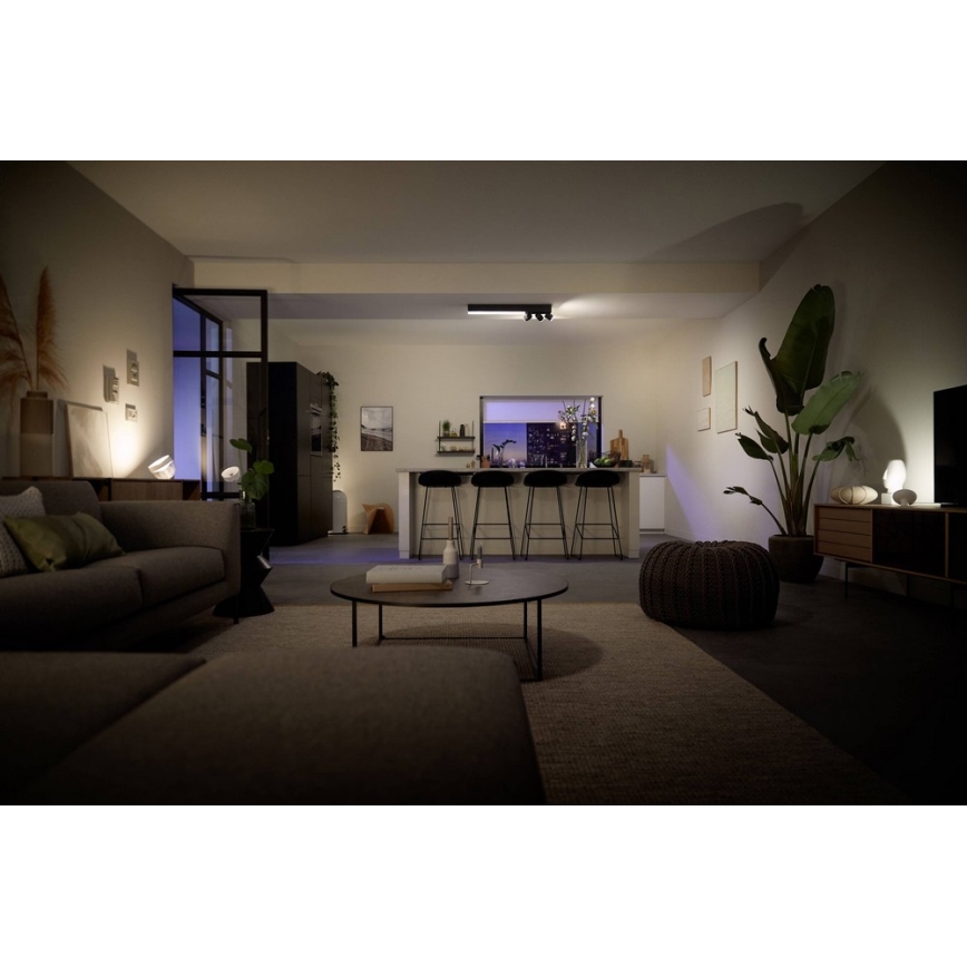 Philips - Spot LED RGBW à intensité variable LED/25W/230V + 3xGU10/5,7W