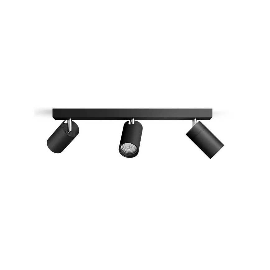 Philips - Spot salle de bain IDRIS 3xGU10/5W/230V IP44 noir