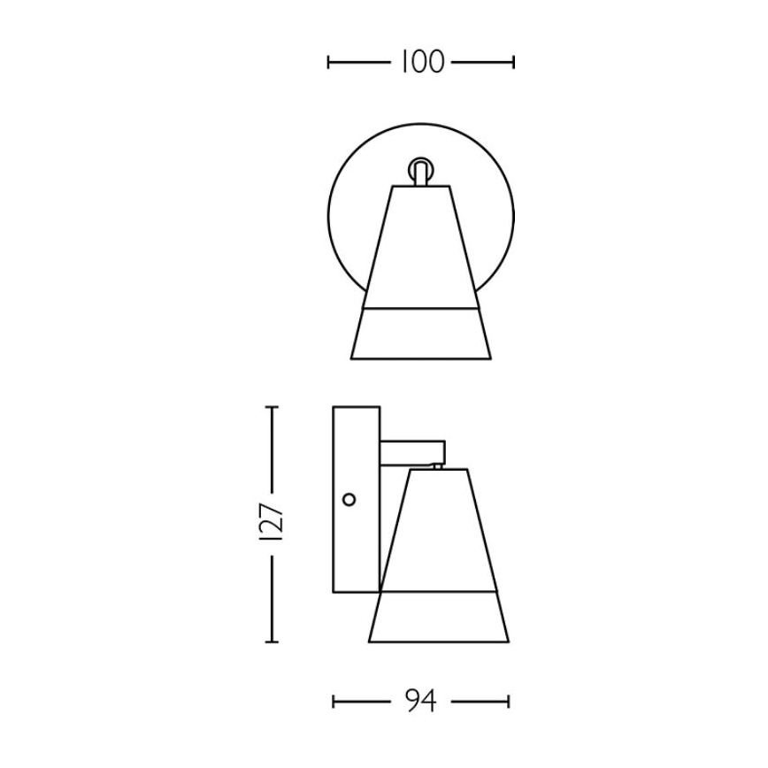 Philips - Strahler CLEFT 1xGU10/5W/230V