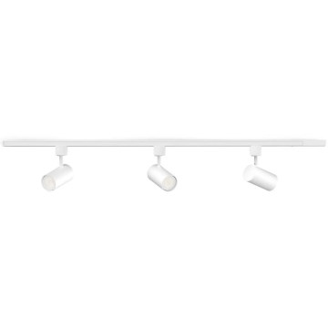Philips - Strahler im Schienensystem EASYLINK 3xGU10/7W/230V 1m weiß