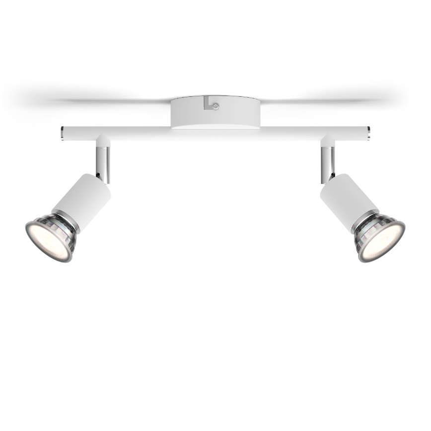 Philips - Strahler 2xGU10/50W/230V weiß