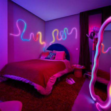 Philips - Striscia LED RGBIC dimmerabile SMART NEON FLEX 10 m LED/45 W/230 V 2700–6500 K Wi‑Fi