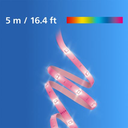Philips - Striscia LED RGB dimmerabile SMART STRIP 5m LED/7W/230V 2200-6500K Wi-Fi