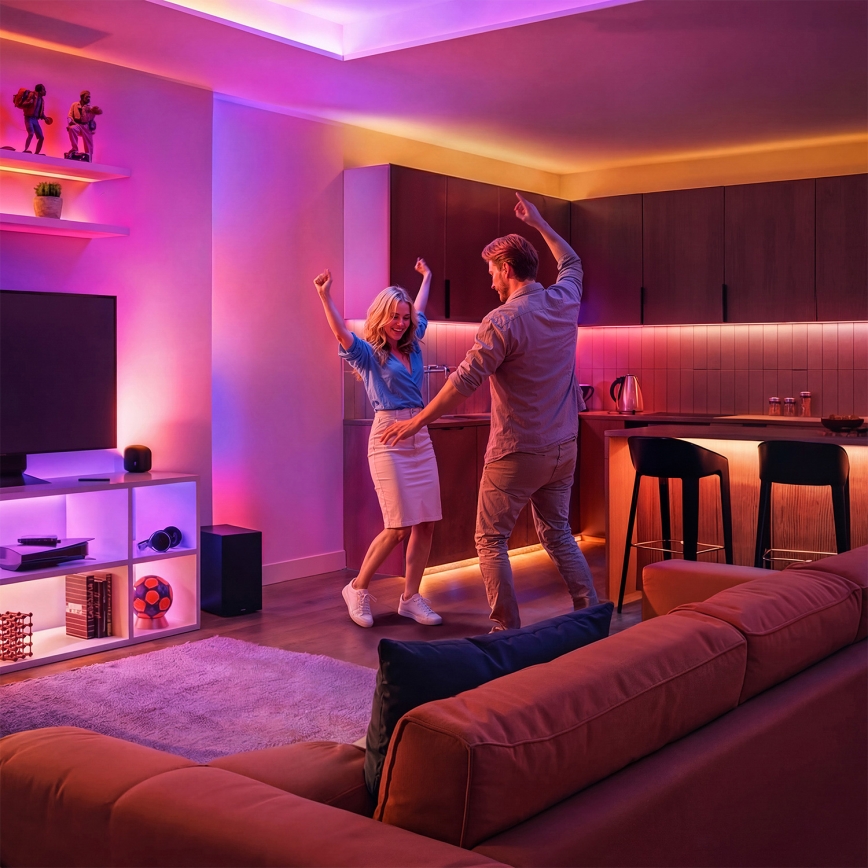 Philips - Striscia LED RGBIC dimmerabile SMART STRIP 10m LED/43W/230V 2700-6500K Wi-Fi