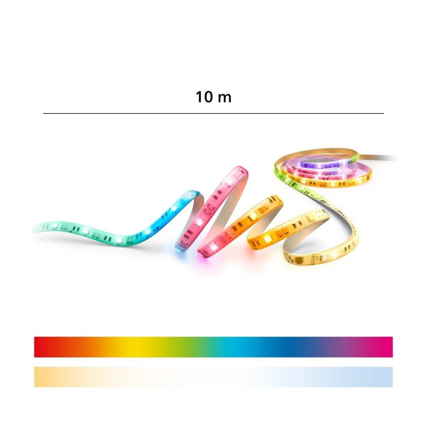 Philips - Striscia LED RGBIC dimmerabile SMART STRIP 10m LED/43W/230V 2700-6500K Wi-Fi
