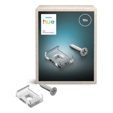 Philips - Support de montage pour ruban LED FLUX, lot de 10