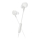Philips TAE4105WT/00 - Kopfhörer mit Mikrofon JACK 3,5 mm weiß