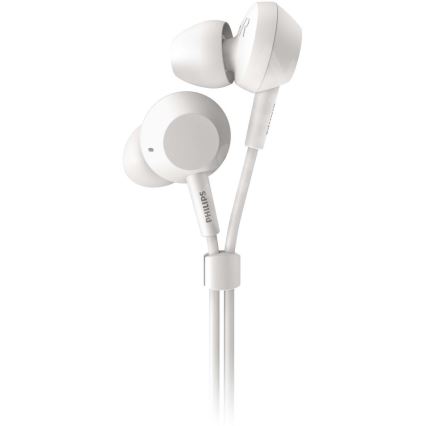 Philips TAE4105WT/00 - Kopfhörer mit Mikrofon JACK 3,5 mm weiß