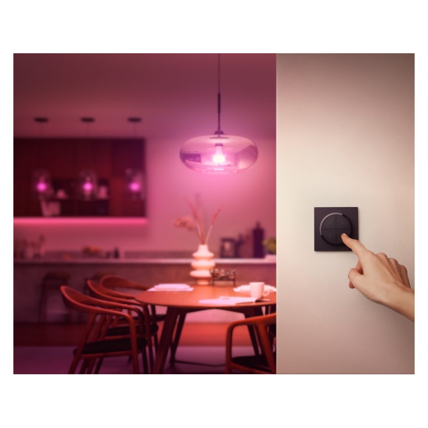 Philips - Télécommande avec interrupteur Hue TAP 1xCR2032 noire