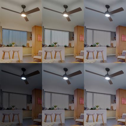 Philips - Ventilatore da soffitto dimmerabile a LED CIVX LED/24W/230V + telecomando
