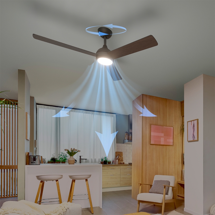 Philips - Ventilatore da soffitto dimmerabile a LED CIVX LED/24W/230V + telecomando