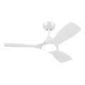 Philips - Ventilatore da soffitto LED dimmerabile OLAS LED/24W/230V Ø 106 cm bianco + telecomando