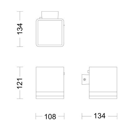Philips - LED Solar-Wandleuchte VIRONA LED/1,8W/3,7V 2600 mAh 2700K IP44