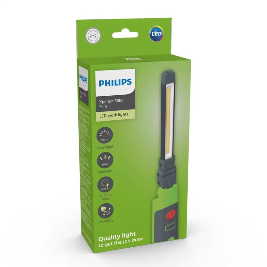 Philips X30SLIMX1 -Lampe torche rechargeable à intensité variable XPERION LED/5W/3,7V 2500mAh