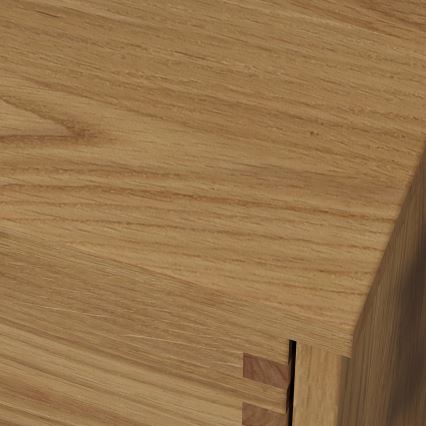 Piano per lavabo FOREST 100 cm beige/rovere