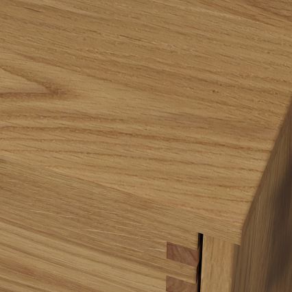 Piano per lavabo FOREST 60 cm beige/rovere