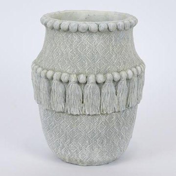 Pichet décoratif gris 25,5x20,5 cm