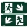 Pictogramme pour bloc de secours 16,2x32,7 cm