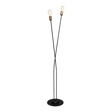 Piede lampada HARVARD 2xE27/15W/230V ottone