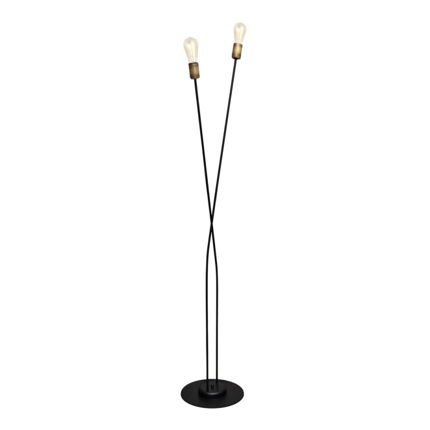 Piede lampada HARVARD 2xE27/15W/230V ottone